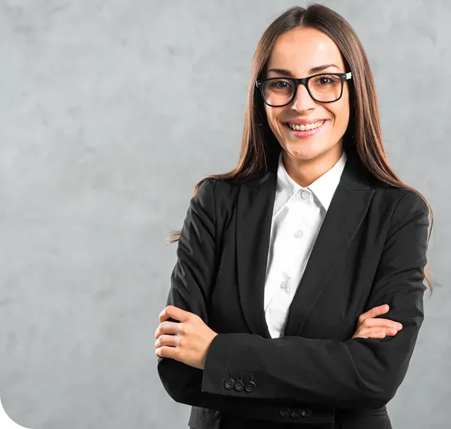 Hombre de negocios aprendiendo inglés